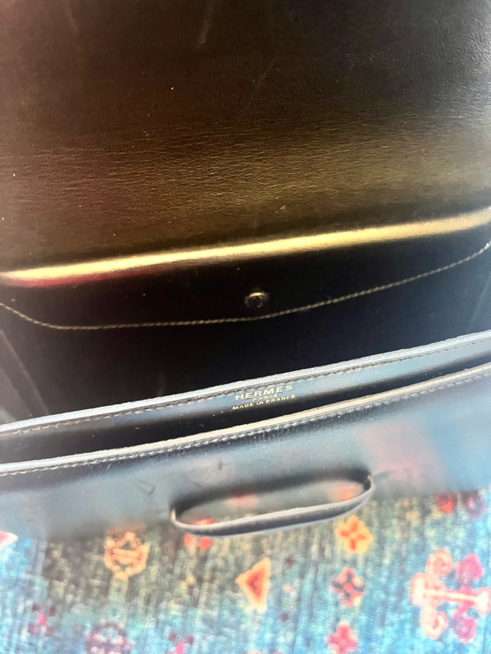 Hermes Faco Clutch in black - Picture 9 of 12